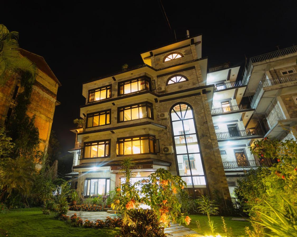Hotel Tulsi Pokhara Exteriör bild